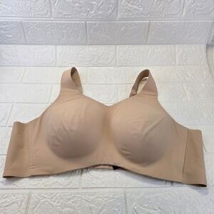Knix Catalyst Sports Bra Womens Size 8 Beige High Impact Wireless Adjustable